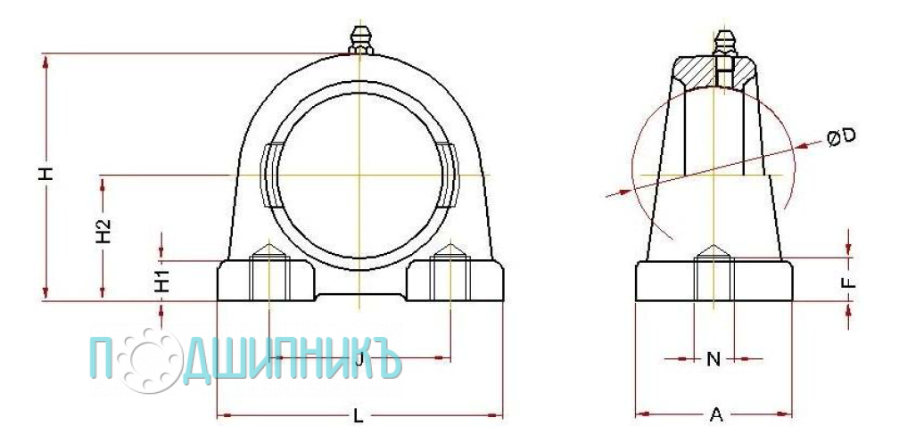 Схема и чертеж PA 207 SS от BECO