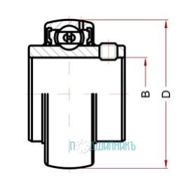 Схема и чертеж UC 203 BHTS ZZ 350 Beco Plus