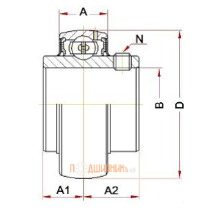 Схема и габаритные размеры