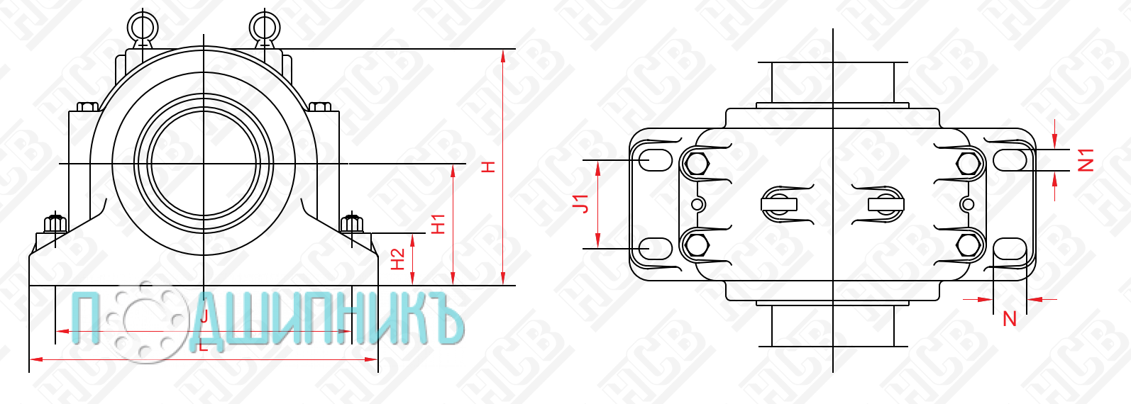 Схема и чертеж SD 3134 G от HCB