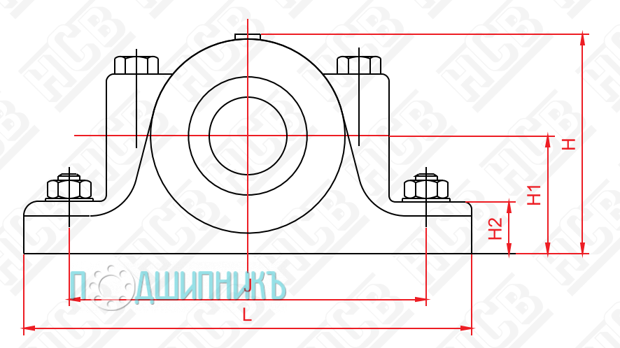 Схема и чертеж SN 318 от HCB