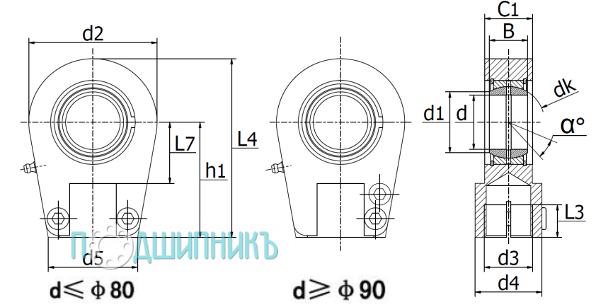 Схема и чертеж GIHR-K20DO от PTI
