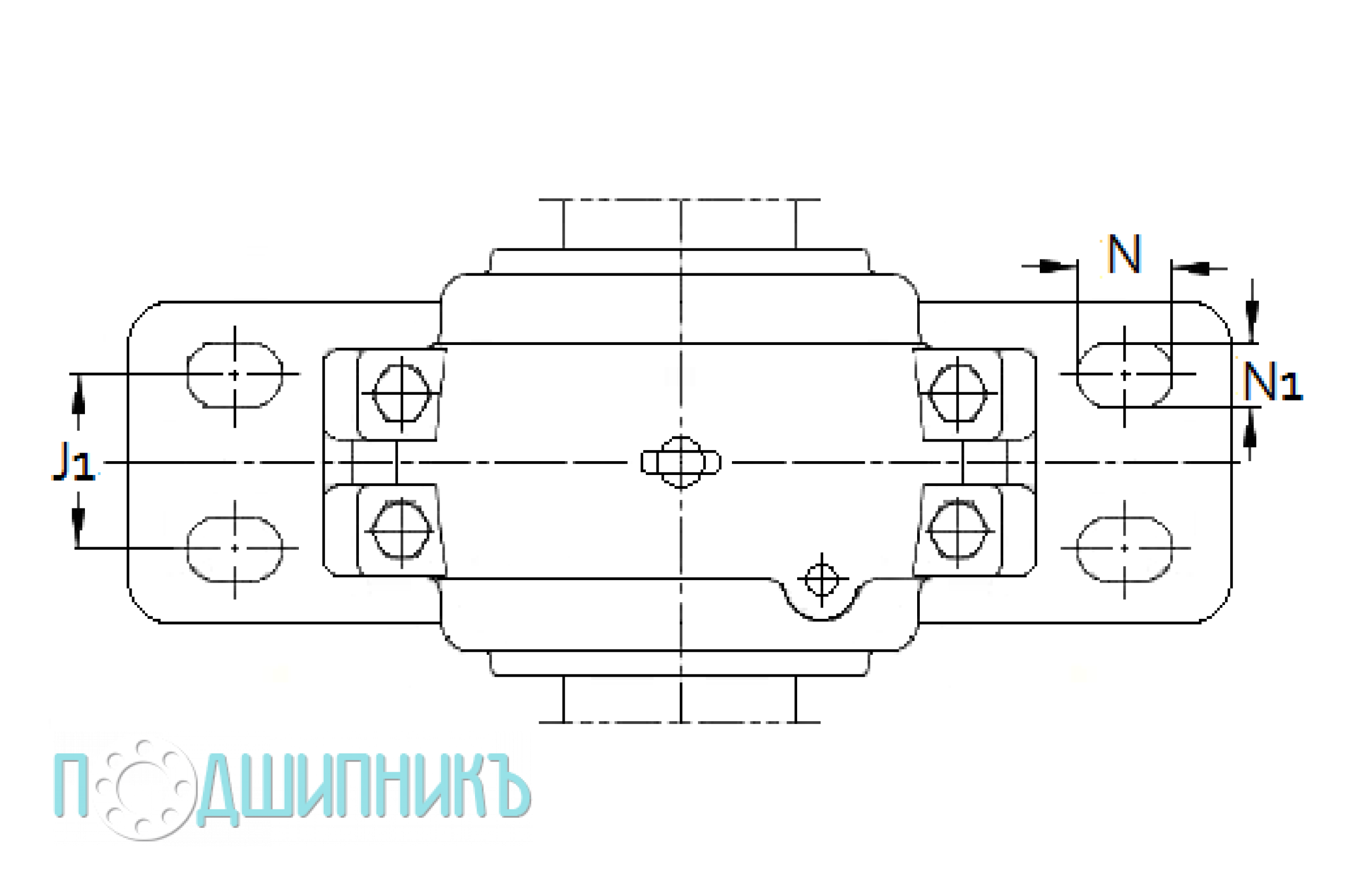 Схема и присоединительные размеры