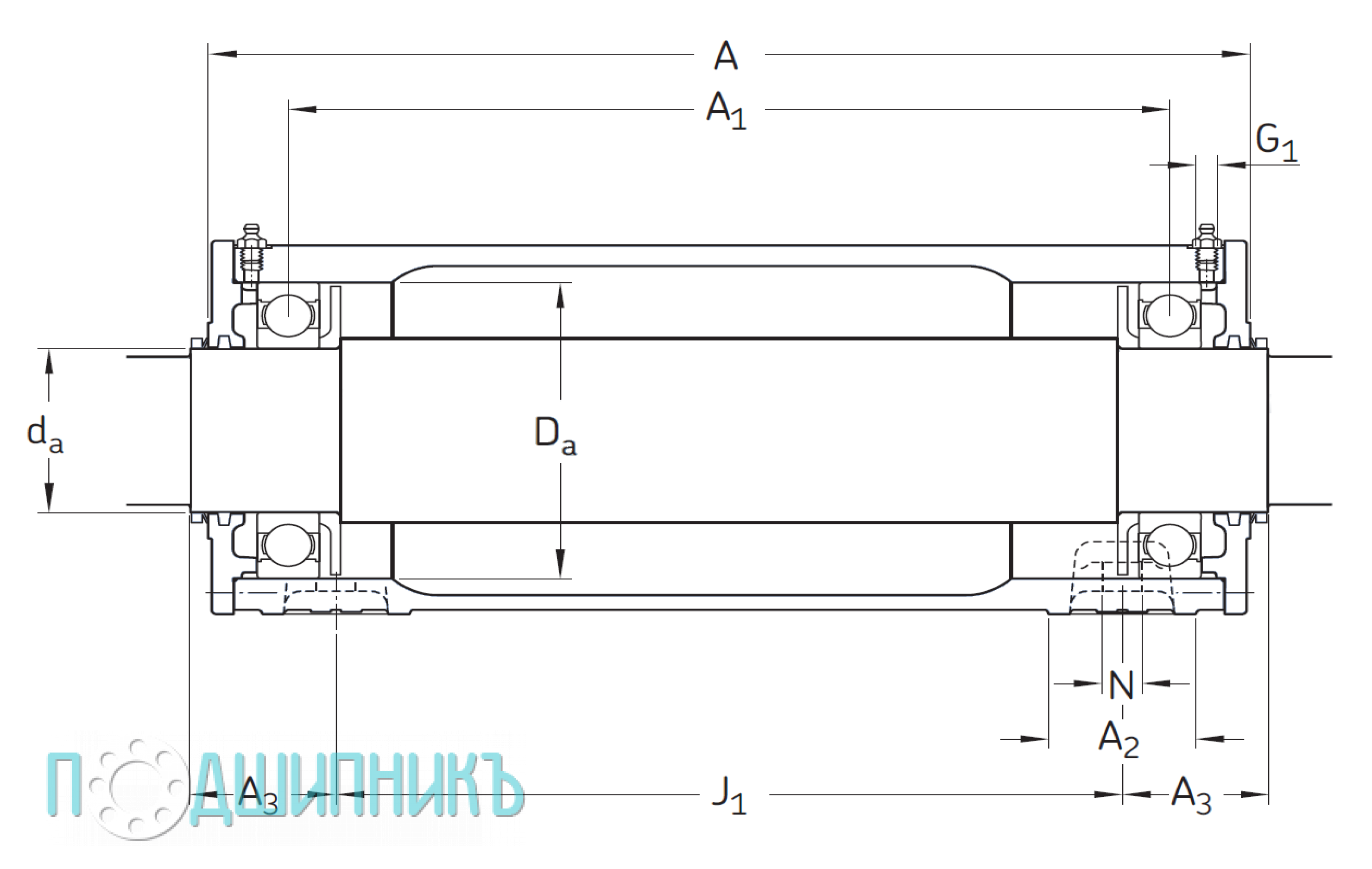 Схема и присоединительные размеры PDN 306 от WXING